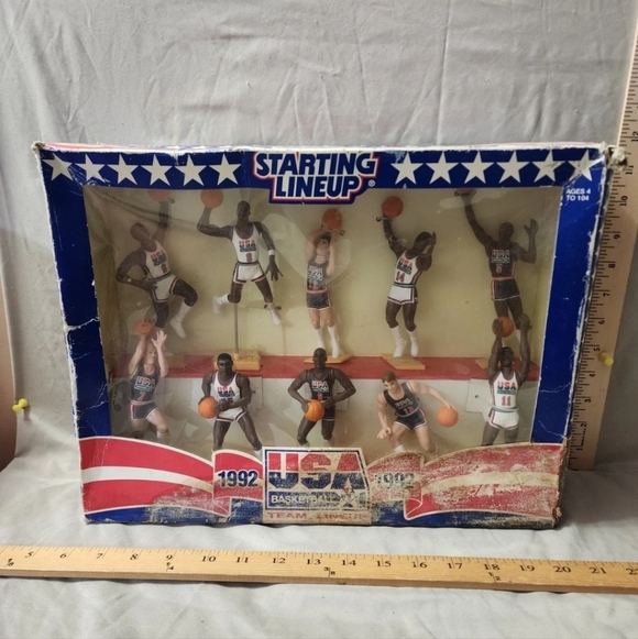 Starting Lineups 1992 Basket Ball Olympic Team LineupAction Figure New OG Box